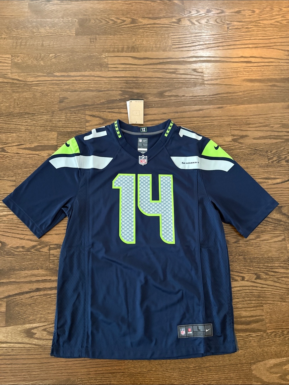 DK Metcalf Seattle Seahawks Nike Game Jersey - College Navy